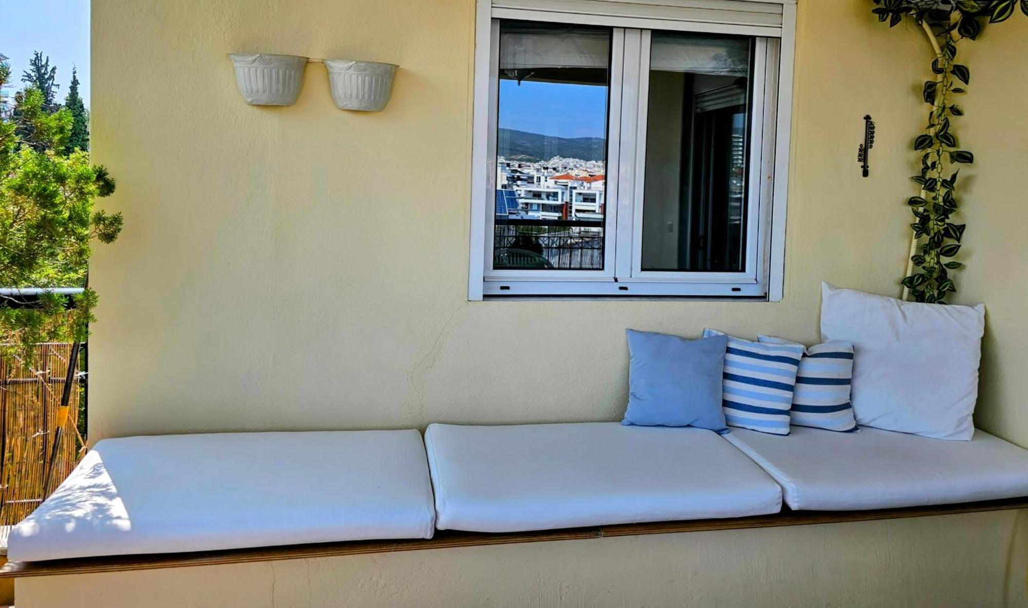 Celestial Garden-Thessaloniki'S Modern, Eclectic Penthouse With An Amazing View And Veranda Exterior foto